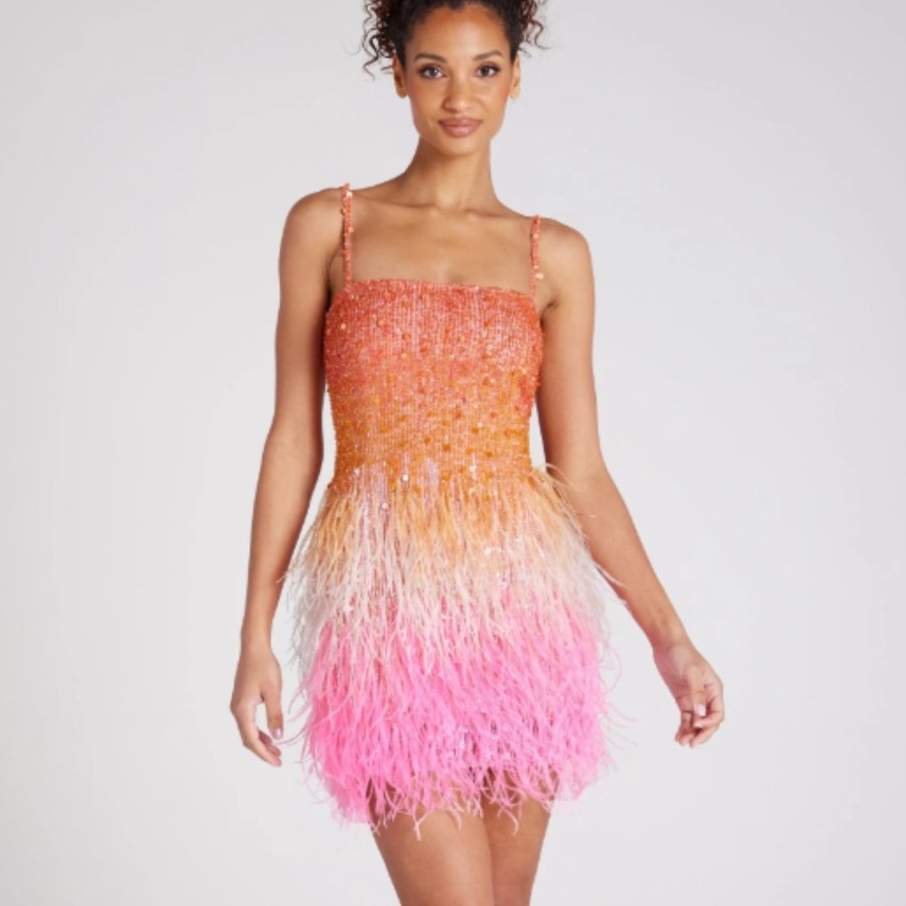 CASSIE SUNSET DRESS by Nadine Merabi
